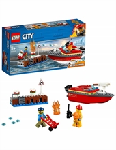 SET COSTRUZIONI INCENDIO AL PORTO LEGO CITY