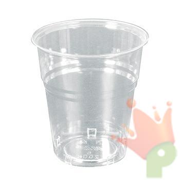 BICCHIERI 250CC TRASPARENTI BIO 50PZ