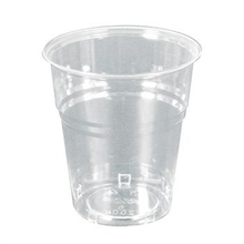 BICCHIERI 250CC TRASPARENTI BIO 50PZ