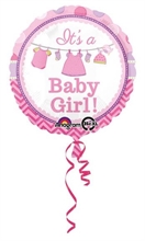 PALLONCINO MYLAR 18INCH BABY GIRL