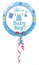 PALLONCINO MYLAR 18INCH BABY BOY