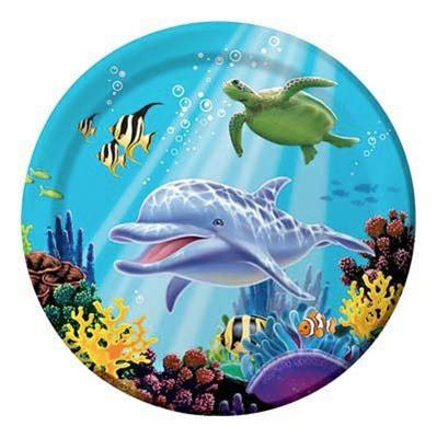 PIATTI 23CM OCEAN PARTY 8PZ