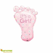PALLONCINO SUPER SHAPE PKGD FOOT IT'S A GIRL