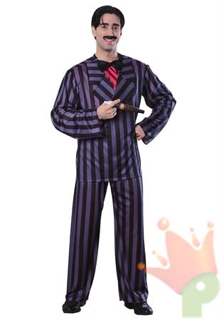 COSTUME GOMEZ FAMIGLIA ADDAMS ADULTO TAGLIA XL - XL - Party Store