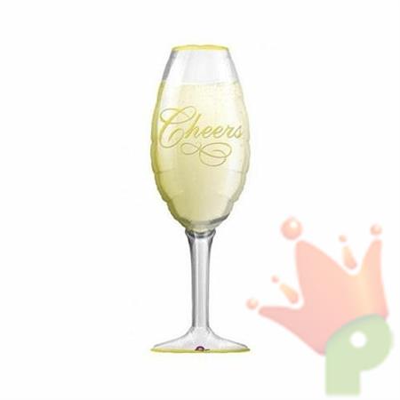 PALLONCINO SUPERSHAPE PKGD:CHAMPAGNE GLASS