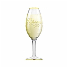 PALLONCINO SUPERSHAPE PKGD:CHAMPAGNE GLASS