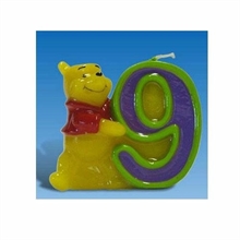 CANDELINA NUMERO 9 WINNIE THE POOH