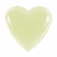 PALLONCINO MYLAR CUORE AVORIO