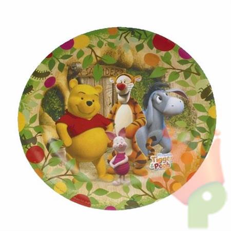 PIATTI 23cm TIGGER&POOH 8 PZ