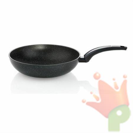 WOK 1 MANICO 28 CM EFFETTO PIETRA HERCULES MONETA