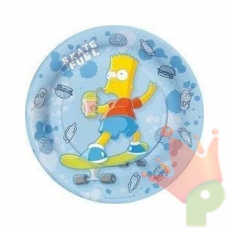 Piatto 23 cm The Simpsons 8 pz