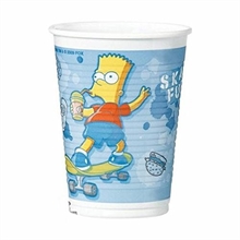 Bicchieri 200 cc The Simpsons 8 pz