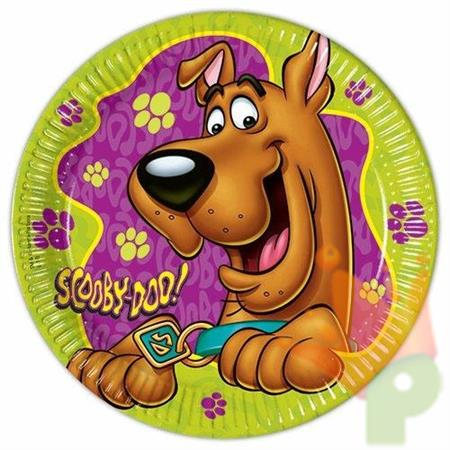 Piatti 23cm Scoby-Doo da 8pz Piatti in Carta