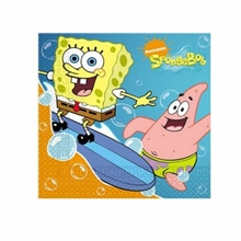 Tovaglioli 33x33cm SpongeBob da 20pz