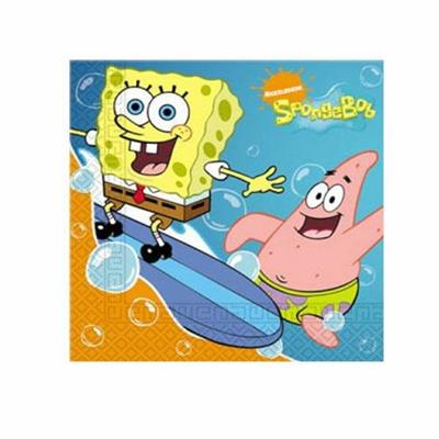 Tovaglioli 33x33cm SpongeBob da 20pz