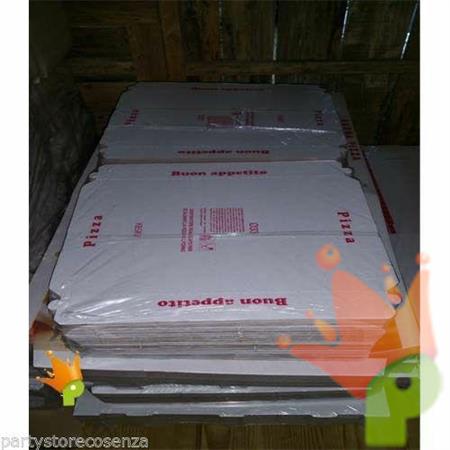CONTENITORI PIZZA 33X33XH.3,5 CUBO 100PZ ITALBOX