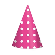 CAPPELLINI POIS FUCSIA 6PZ