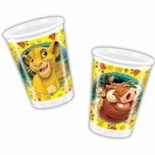 Bicchieri Plastica 200cc Il Re Leone 10pz