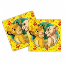 Tovaglioli Carta 33x33cm Il Re Leone da 20pz