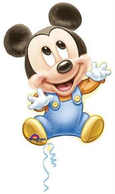 PALLONCINO SUPERSHAPE 33INCH 84CM TOPOLINO BABY