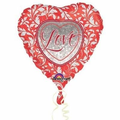 PALLONCINO MYLAR CUORE ROMANTIC LOVE