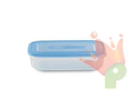 CONTENITORE SOTT. RETTANGOLARE 10LT TRASPARENTE/BLU 39X30X13CM