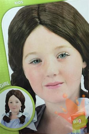 PARRUCCA BAMBINA CON TRECCE
