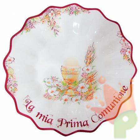 PIATTI FONDI 24CM LA MIA COMUNIONE 10PZ