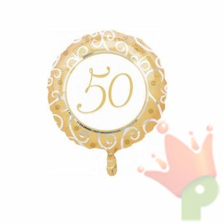 PALLONCINO MYLAR 50 °ANNIVERSARIO