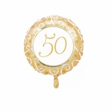 PALLONCINO MYLAR 50 °ANNIVERSARIO