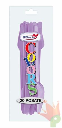 COLTELLO 18CM LILLA 20PZ