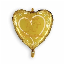 PALLONCINO MYLAR CM 45 50 ANNI