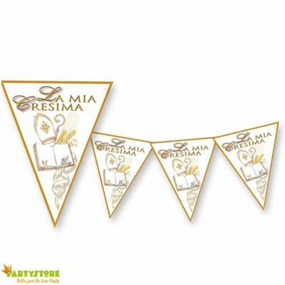 FESTONE BANDIERINE LA MIA CRESIMA 3,60MT