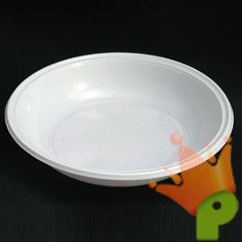 PIATTI FONDI PIU'ePIU' BIANCO 50PZ