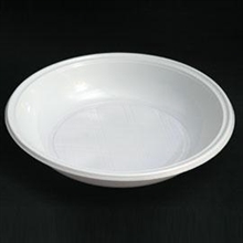 PIATTI FONDI PIU'ePIU' BIANCO 50PZ