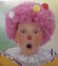 PARRUCCA CLOWN BALL ROSA