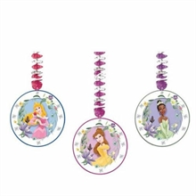 DECORAZIONE PENDENTE PRINCIPESSE 3 PZ CM 22,8