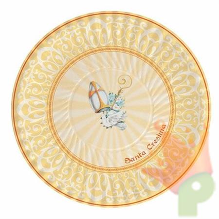Piatti 24cm Santa Cresima 10pz
