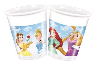 BICCHIERE 200CC PRINCESS HEART STRONG 8PZ