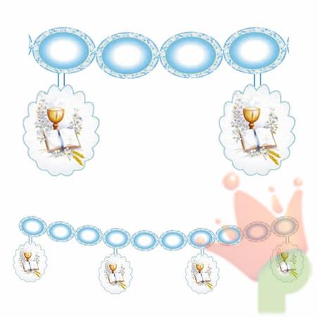 FESTONE PENDENTE COMUNIONE CELESTE