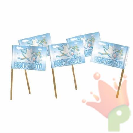 PICKS BANDIERINE BENVENUTO 50PZ