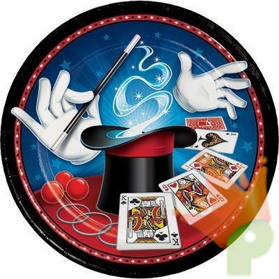 PIATTO 23CM MAGIC PARTY 8PZ