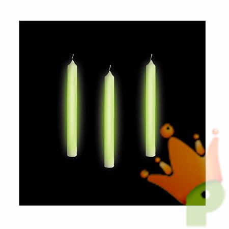 CANDELINE CON SUPPORTO GLOW 8CM 10PZ