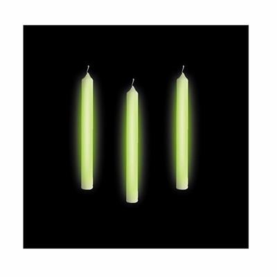 CANDELINE CON SUPPORTO GLOW 8CM 10PZ