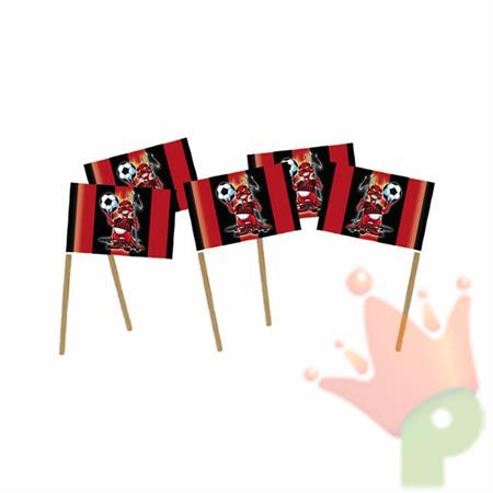 PICKS BANDIERINA DIABLOTTO ROSSO NERO 50 PZ