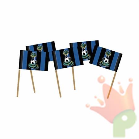 PICKS BANDIERINA SIBILO NERO AZZURRO 50 PZ