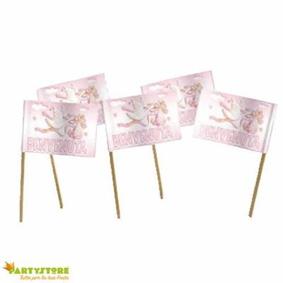 PICKS BANDIERINE BENVENUTA 50PZ