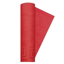 TOVAGLIA DAMASCATA 1,20X7MT ROSSO