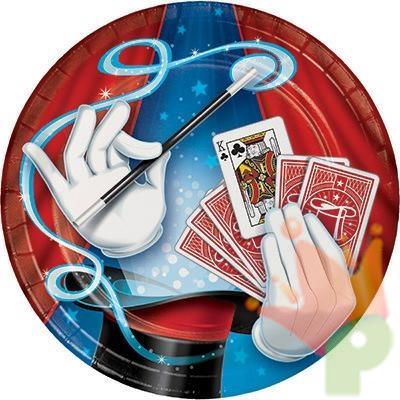 PIATTO 18CM MAGIC PARTY 8PZ
