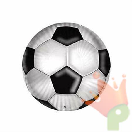 PIATTI 24CM PALLONE CALCIO 10PZ